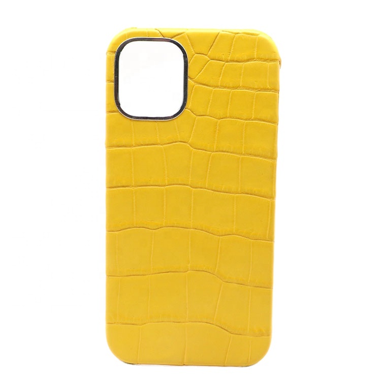 Fashion Phone Case Genuine Crocodile leather Mobile Phone Case For Phones 11 Pro Max