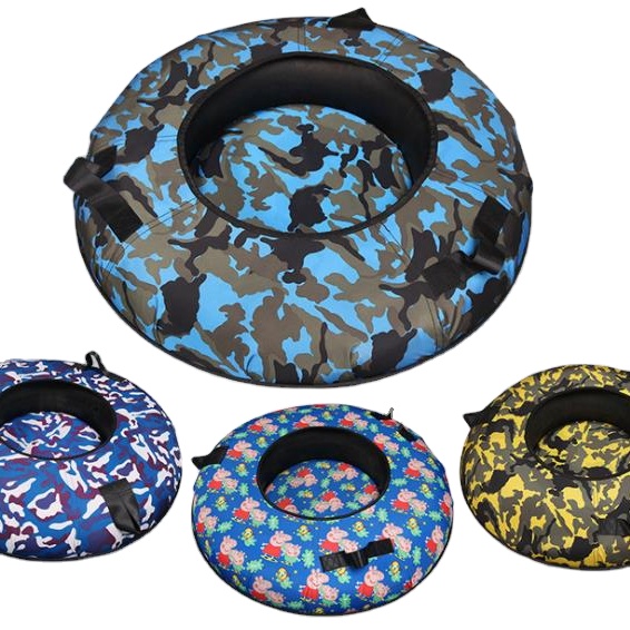 Snow tube sled 100cm 110cm snow tube hard bottom