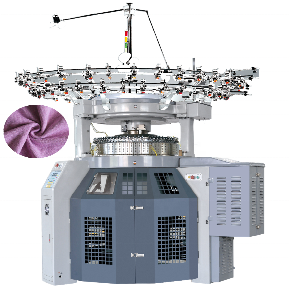 Double Jersey Circular Knitting Machine For Making Casual shirt Fabric