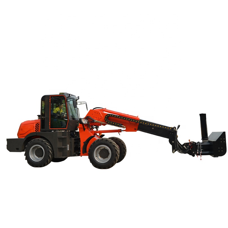 Front end 2500kg Front Telescopic wheel loader Telehandler price