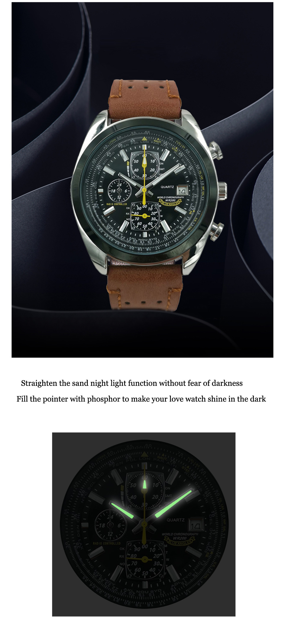 2022 Evermove popular fashion watch business style Men Watches Luxury Brand  for  Men Chronograph