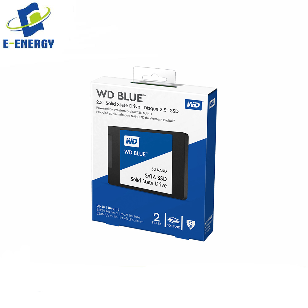WDS500G2B0A синий 3D NAND 500GB Внутренний твердотельный Накопитель SSD SATA III 6 ГБ/сек. 2,5 "твердотельный накопитель