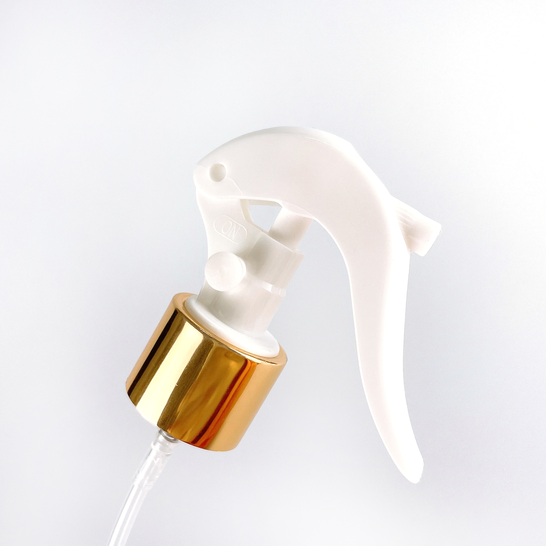24mm white plastic gold aluminum closure mini trigger sprayer 24-410