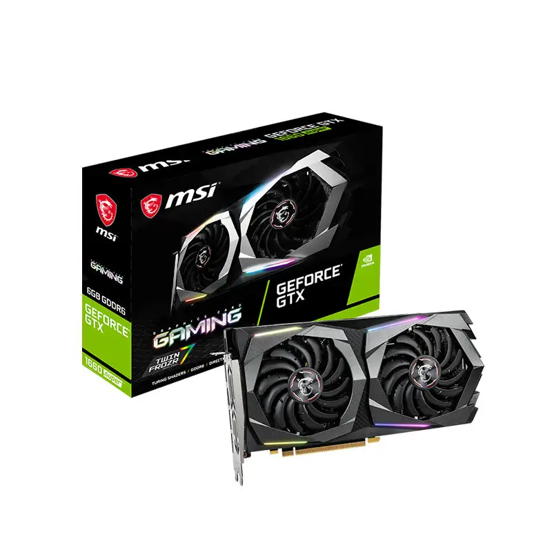GeForce 6gb Graphic Card 1660 GTX 1660 Super DDR6 New 1660Ti Support Graphics Card