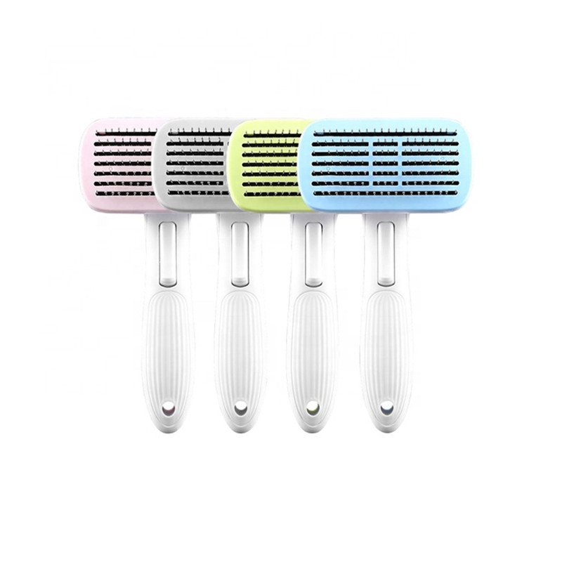 Self Pet Dog Shedding Pin Hair Remover Slicker Flea Massage Brush Comb For Dogs Cats Grooming Brush Pet Cleaning