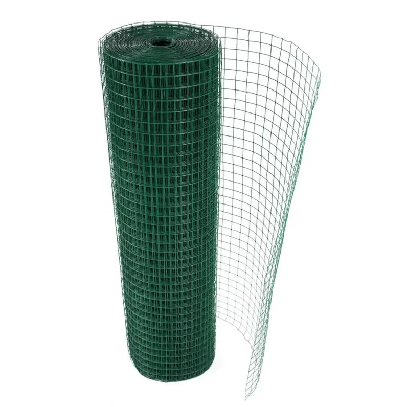 11 gauge green galvanized pvc coated welded wire mesh panel