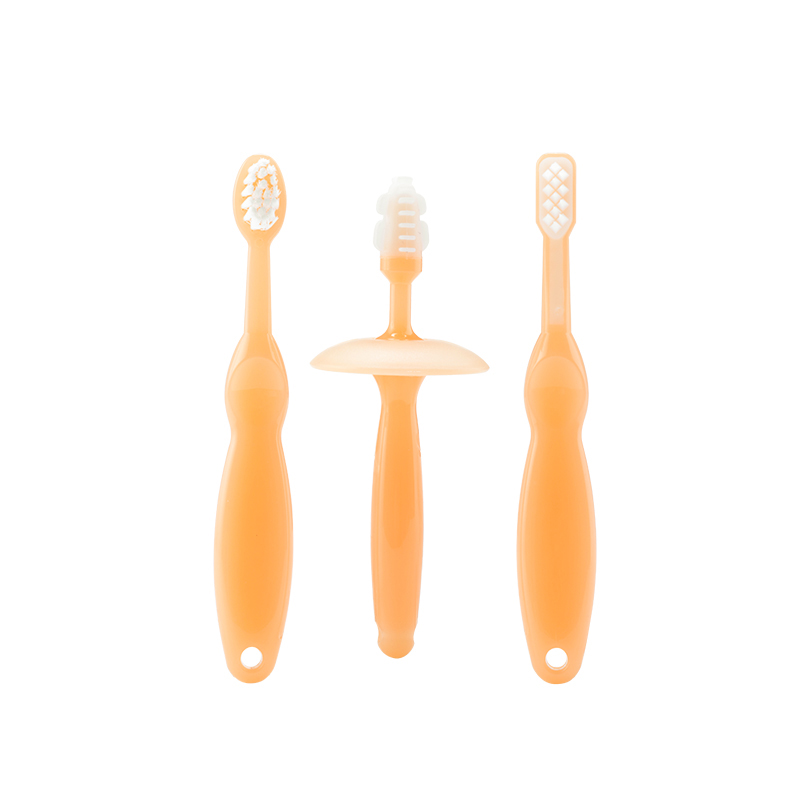 Baby Training Toothbrush Set Small Brush Head Soft Bristles Toothbrush