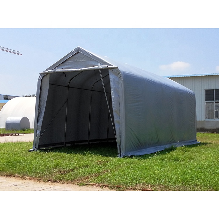 14'Wx33'Lx14'H ПВХ брезент для временного хранения пластиковый навес RV shelter