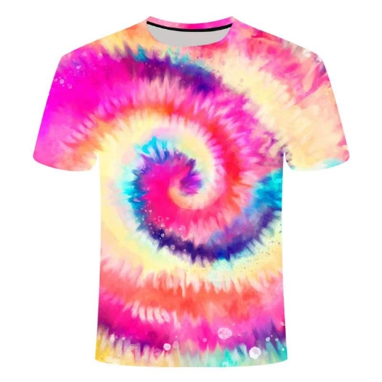 Одежда для мужчин tye dye толстовки унисекс Мужские Модные мужские футболки с цифровым принтом