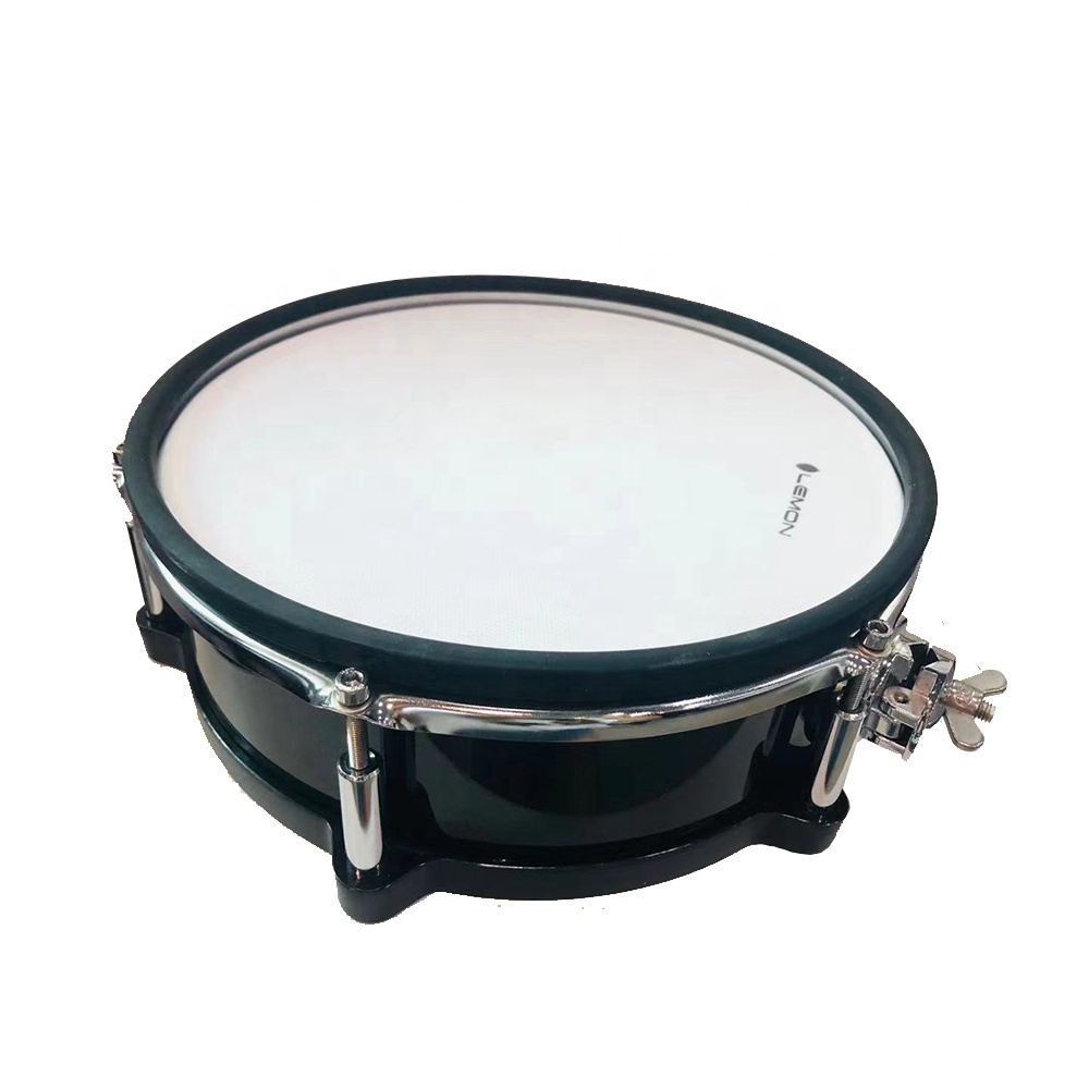 Lemon drum pad 12-inch Dual-Trigger mesh head drum pad for electronic drum with Tom holder Rod & Clamp