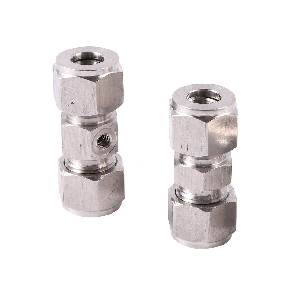 Garden Stainless steel 3/8" Pipe Slip Lock Connector Quick Joint 3/16" Coupling For Mist Cooling System