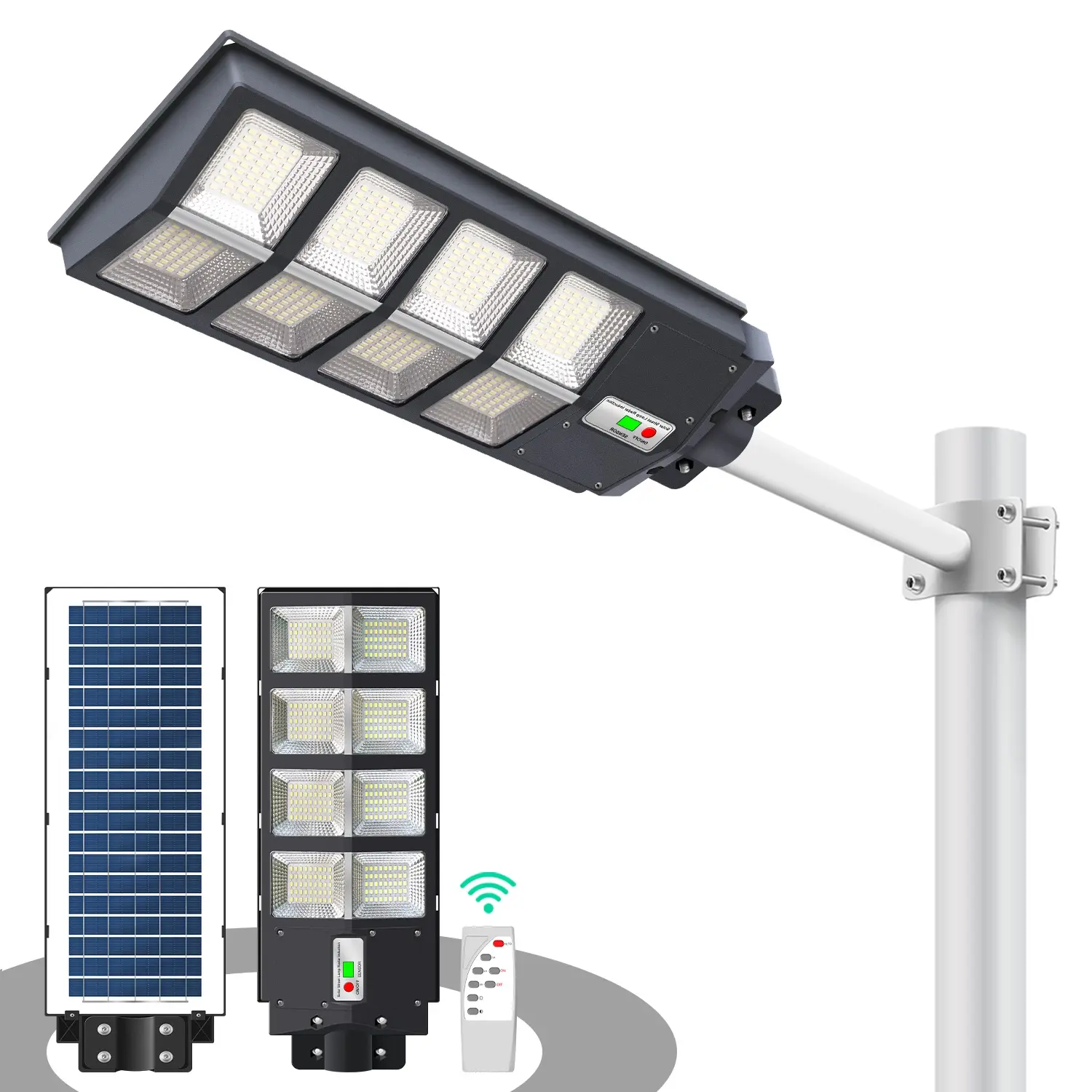 BOSUN All 1 Solar Street Light Design Lamp Housing Integrated Panel Solar Street Light LED Luces Police Light Office Furniture