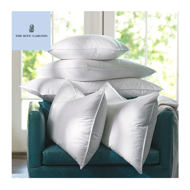 China supplier High Quality White Luxury Hotel Bedding fiber fill pillow