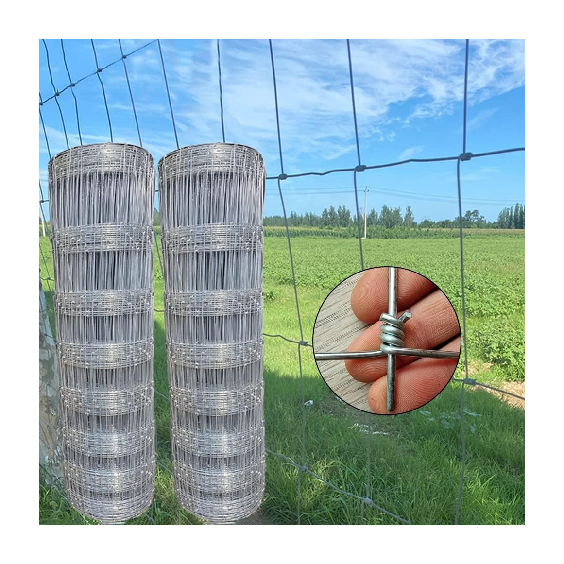 Factory price wholesale hot sale metal wire cattle kraal livestock fencing farm fence panel