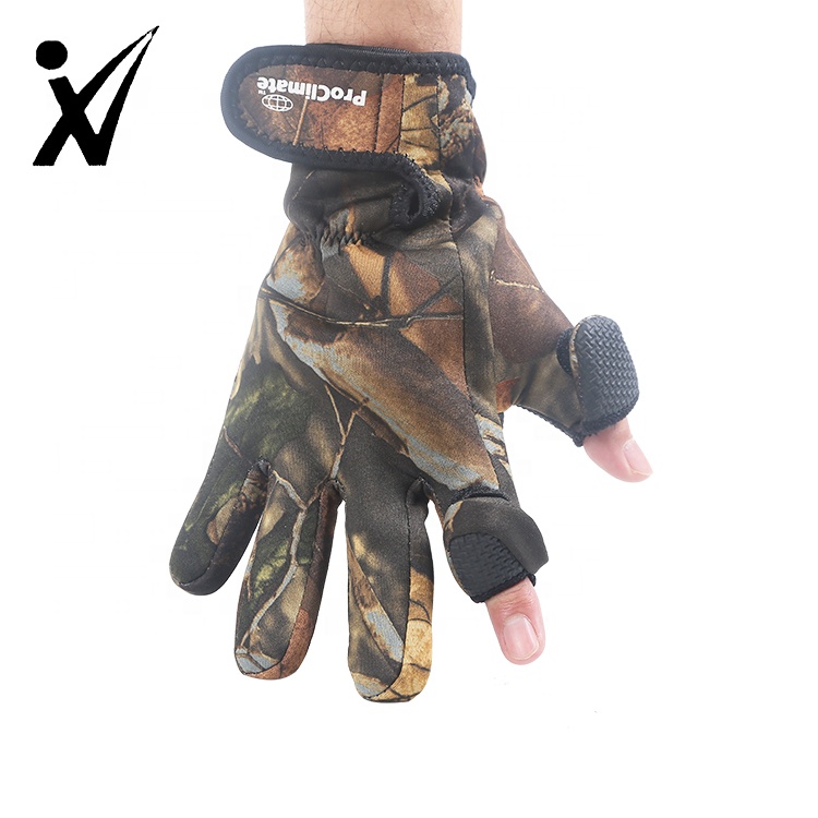 High Quality Waterproof 2 Fingers Cut Neoprene Fishing Gloves Thick Paddling Kayaking Rowing Hunting photography Gloves