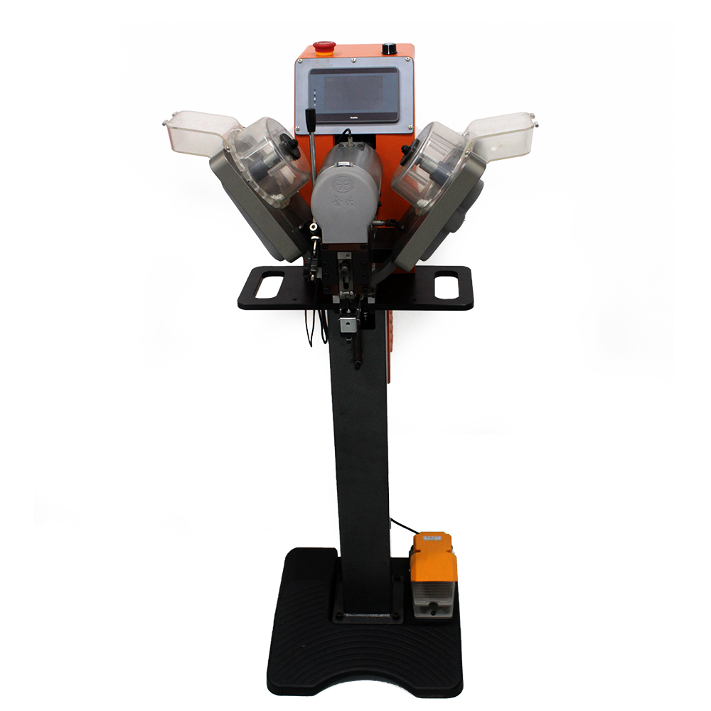Automatic Plastic Snap Button Fastening Machine