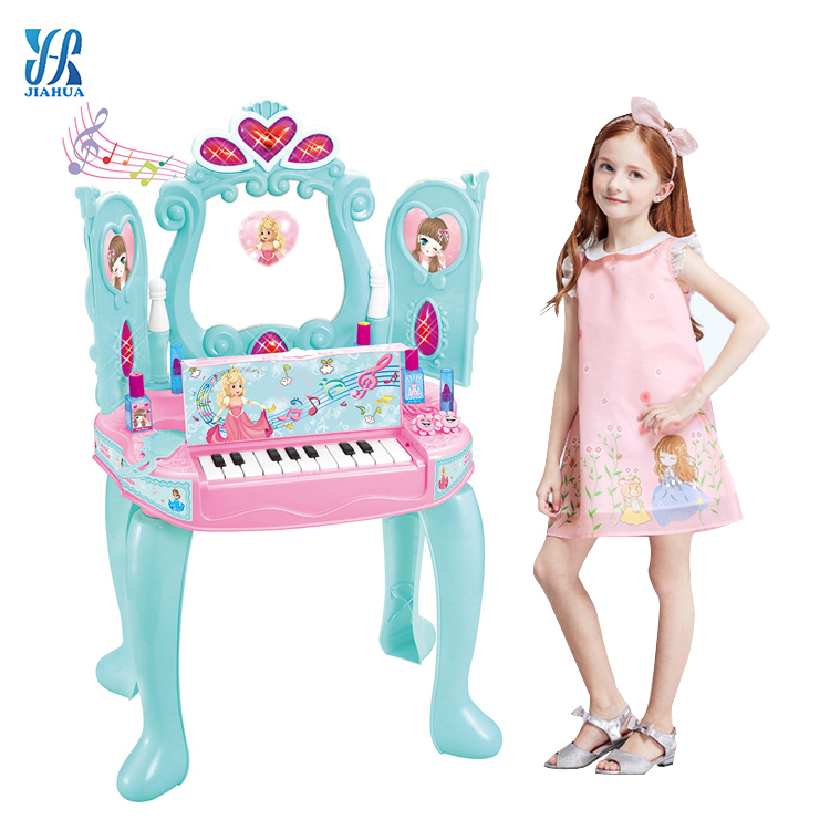 new play child gift kids set girls pretend make up girls enfant children's dressing table toy simulation makeup