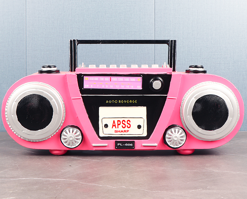 Portable Retro Home Audio Stereo Radio Cassette Player And Recorder