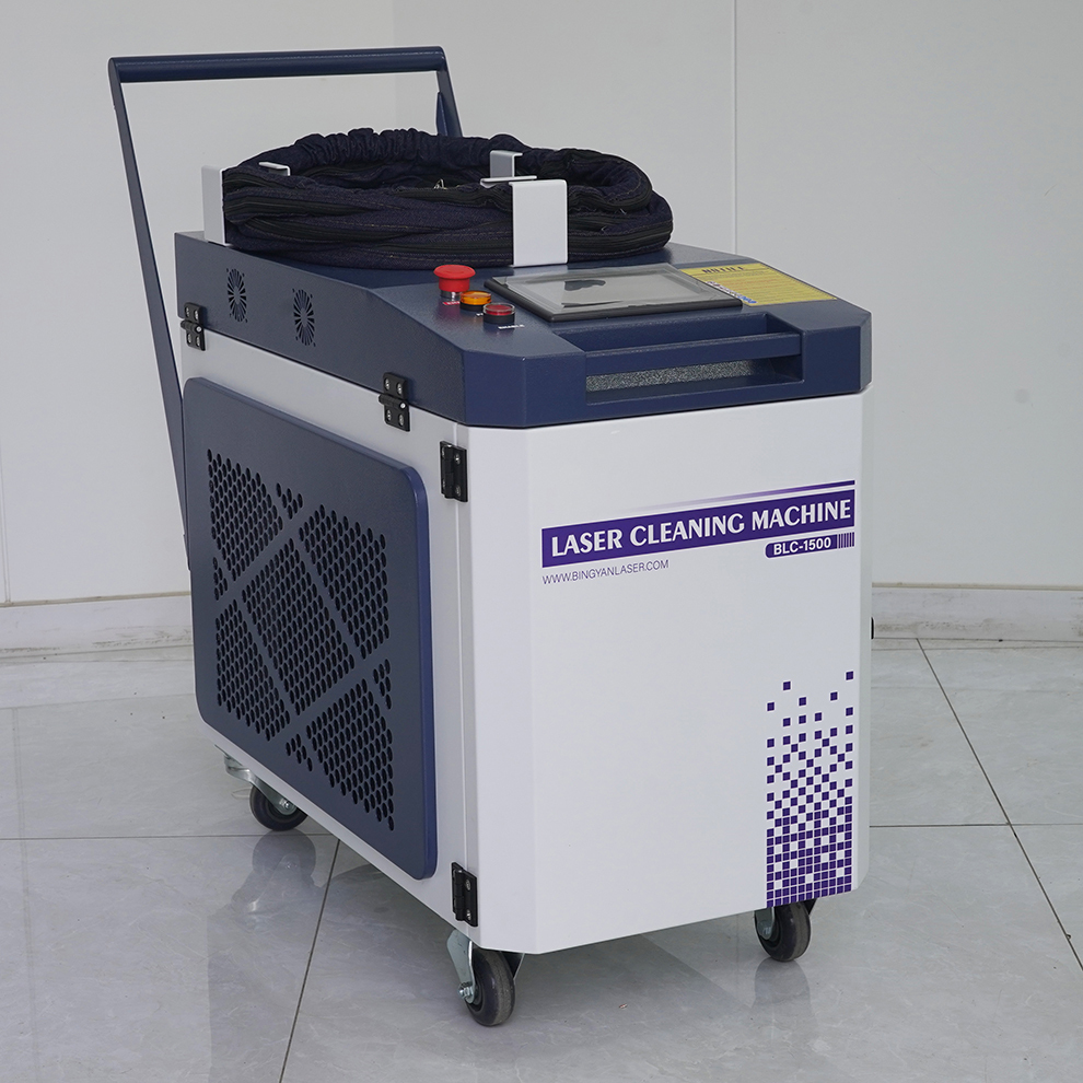 High Power fiber laser cleaning machine mopa laser cleaner metal laser cleaning equipment for Metal Surface and Mold Cleaning