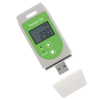 Tempu 04 Temperature Data Recorder USB Interface Temperature Recorder Portable PDF Report Recorder