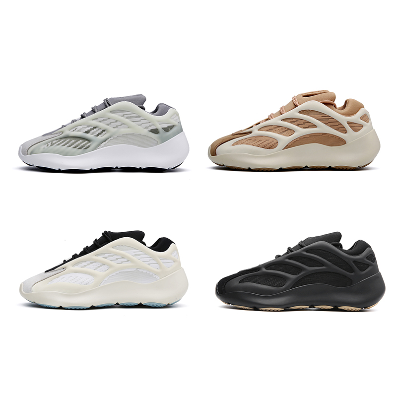 Stylish Breathable Knit Upper Men noctilucent Sports Shoes with -E-TPU Sole 700 V3 Men Sneakers