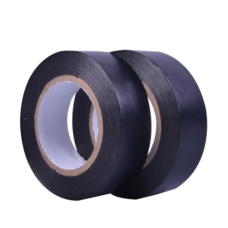 0.13Mm Adhesive Electric Printed  Cheap Price Black Color PVC Insulation Tape