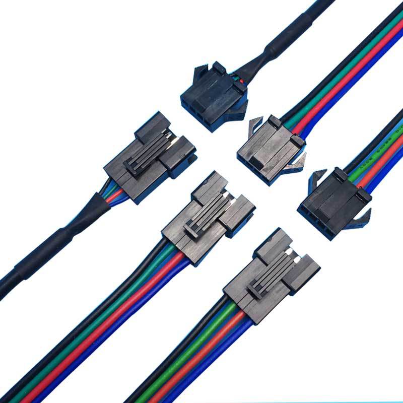 SM) провод с клеммой сечением 2,54 шаг 2/3/4/5/6Pin Rgb изготовленное на заказ провод с клеммой сечением автомобильные электронные Светодиодные зажигалки терминал Жгут кабель с разъемами
