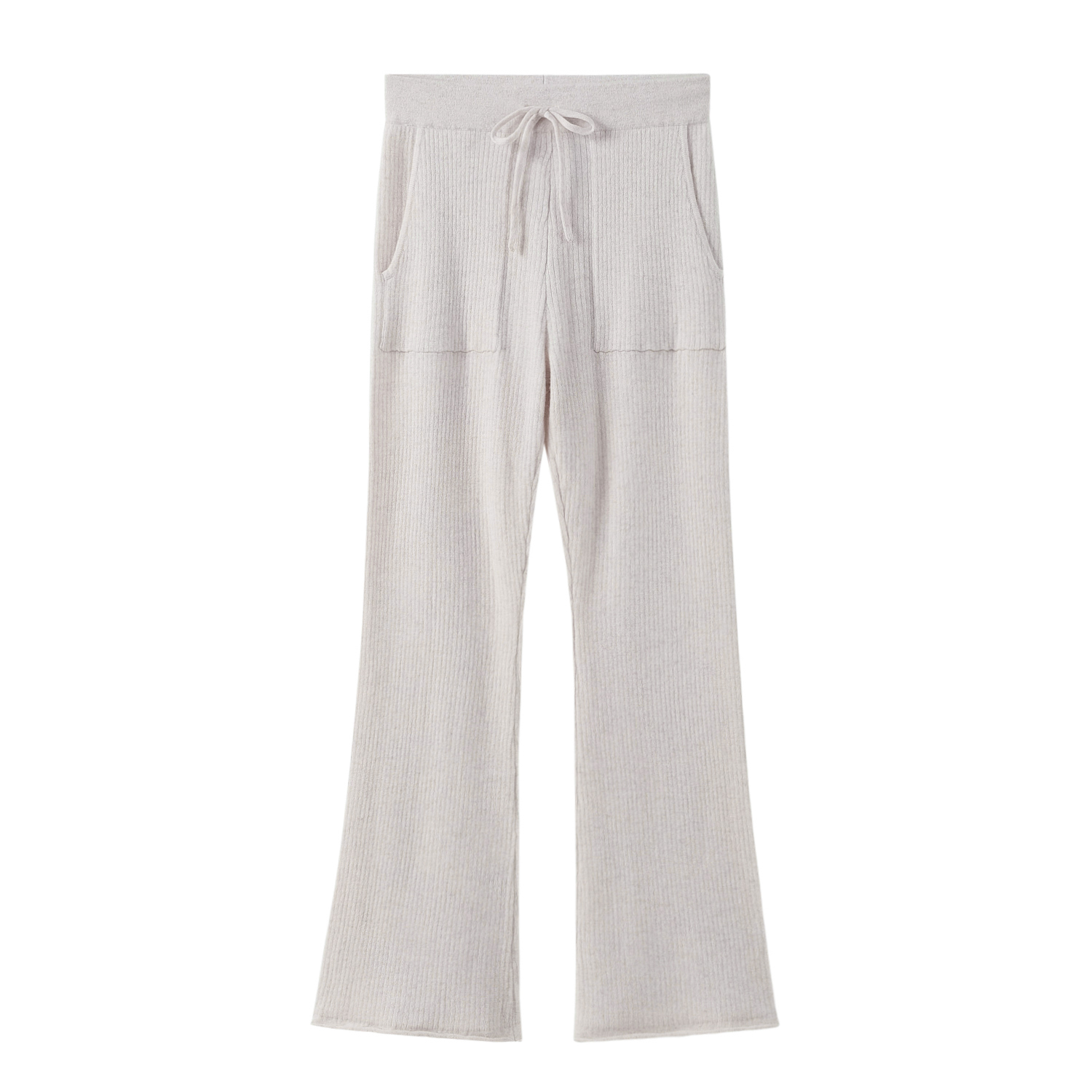 Women 100% Cashmere Thickened drawstring pants
