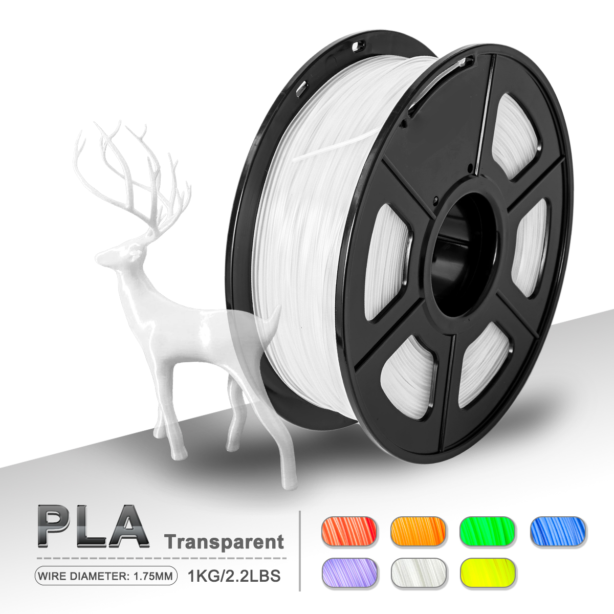 SUNLU 1,75 мм abs pla pcl 3d принтер нити для печати