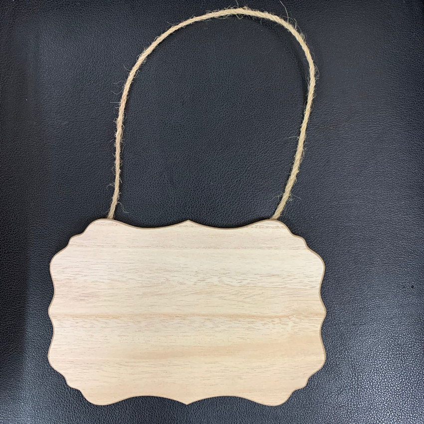 Wood Sign Crafts Unfinished Blank Wooden Slices Twine Hanging Decor Christmas Welcome For Front Door Wood Blanks Sign Diy Crafts