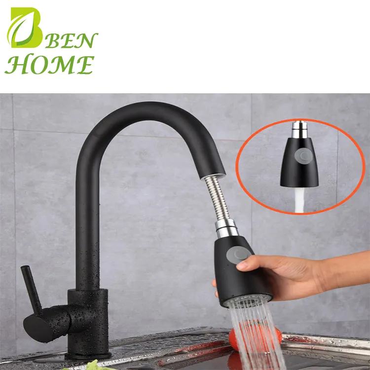 Faucet for Kitchen Sink Black
