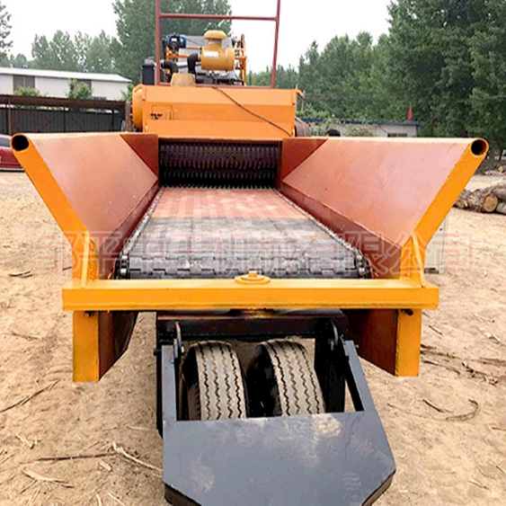 mobile industrial wood tree shredder