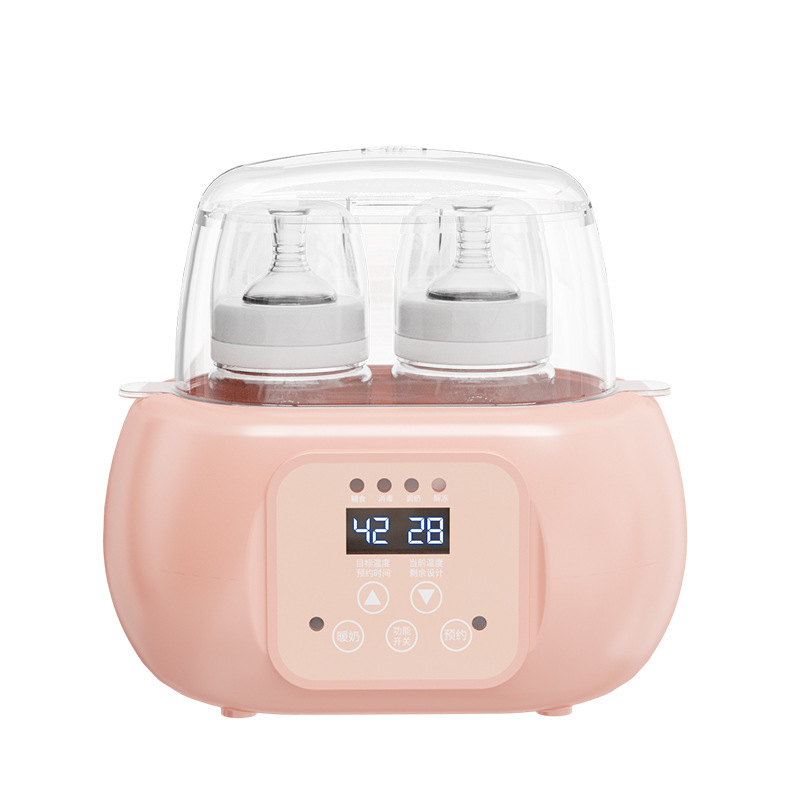 Electric Milk Heater Professional Baby Double Bottle Warmer Multi-functional PP Baby Accessories Feeding Warmer