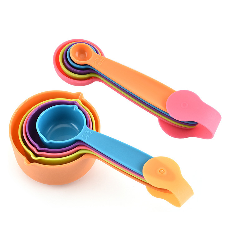 Cucharas medidoras de cafe baking tools 10pcs set melamine measuring spoon cup