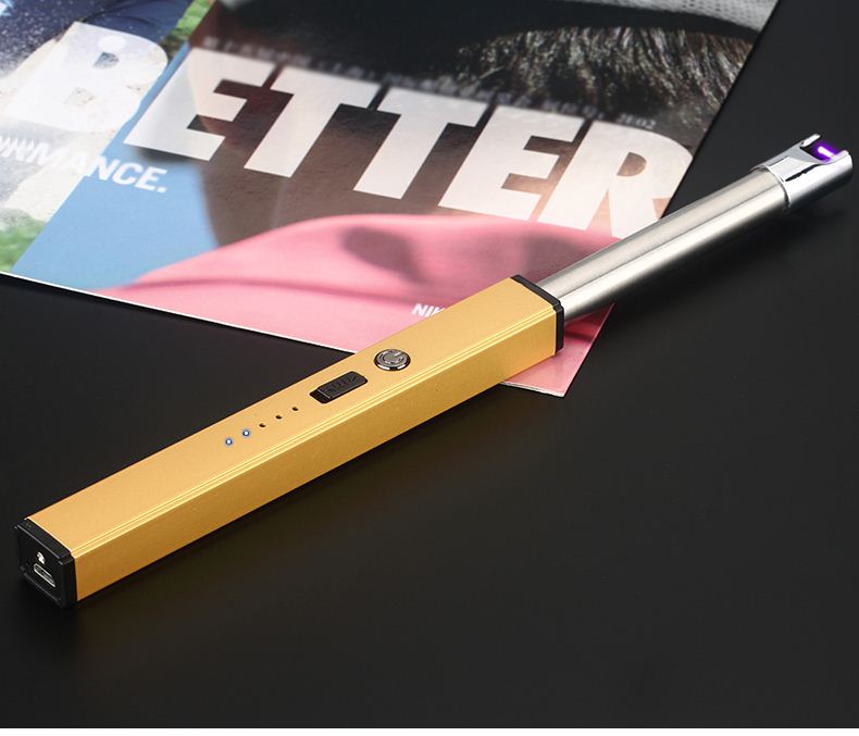 Оптовая продажа Ветрозащитный Непламено Электрический перезаряжаемые Usb Зажигалка одной дуги бесплатная Пользовательский логотип