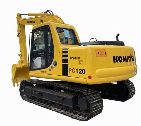 Б/у Komatsui PC120 гусеничный экскаватор с гидравлическим выключателем и молотком в хорошем состоянии на продажу