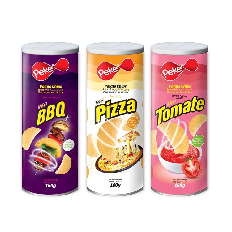 Pringles style healthy food snacks food potato chips