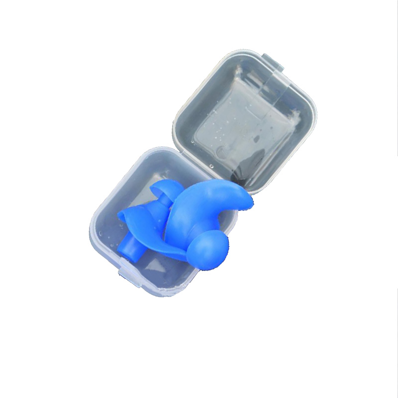 New style dustproof and waterproof swimming adult silicone professional soft boxed swimming earplugs