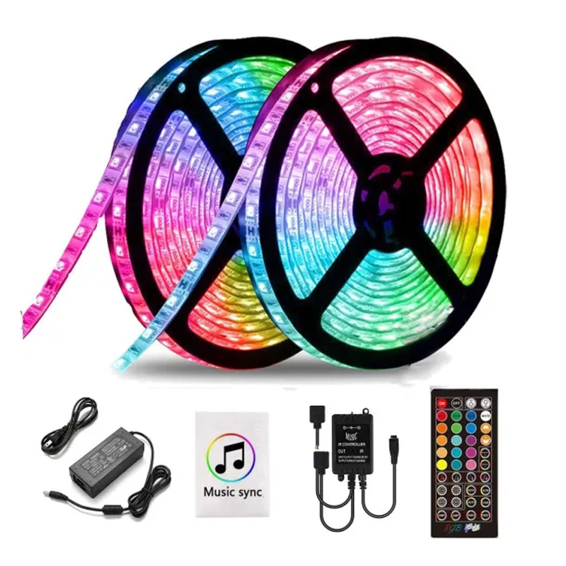 Лучшая китайская цена, Светодиодная лента 5050 rgb 5050, Светодиодная лента 5050, Светодиодная лента с управлением через приложение для смартфона