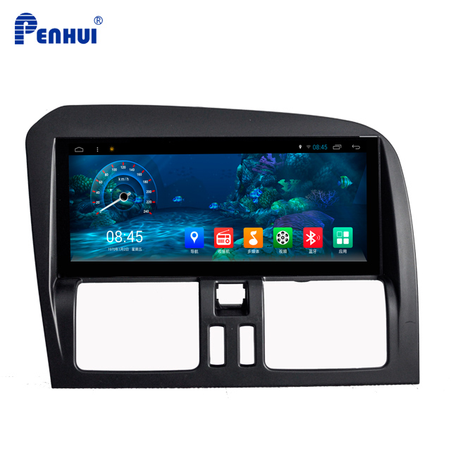 8,8 "Android8.1 4 Гб RAM + 64 ГБ ROM Автомобильная Мультимедийная система для Volvo XC60 2009-2017 с навигацией Бесплатная карта Поддержка obd2