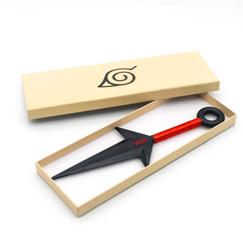 Japanese hot Anime Naruto Yondaime Hokage Namikaze minato weapon ABS Plastic Kunai Model