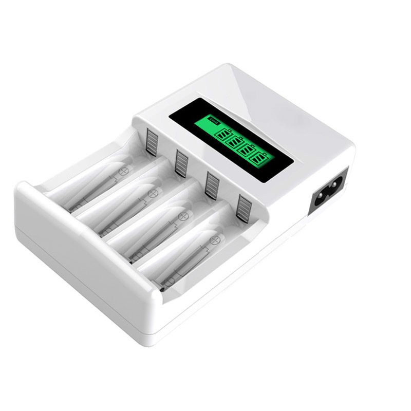 PUJIMAX Wholesale 4 slots Intelligent Battery Charger AAA Rechargeable Batteries Charging
