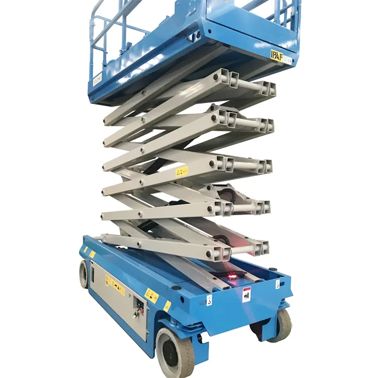 6 m 8 m 12 m Self Propelled  Hydraulic Trolley Lift electric scissor lift platform 200kf lifting table price