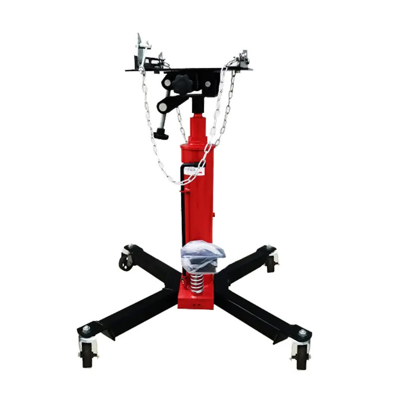 Profession with a price advantage 0.5Ton single pump Vertical Hydraulic Transmission Jack Two Stage and Four Universal Wheels