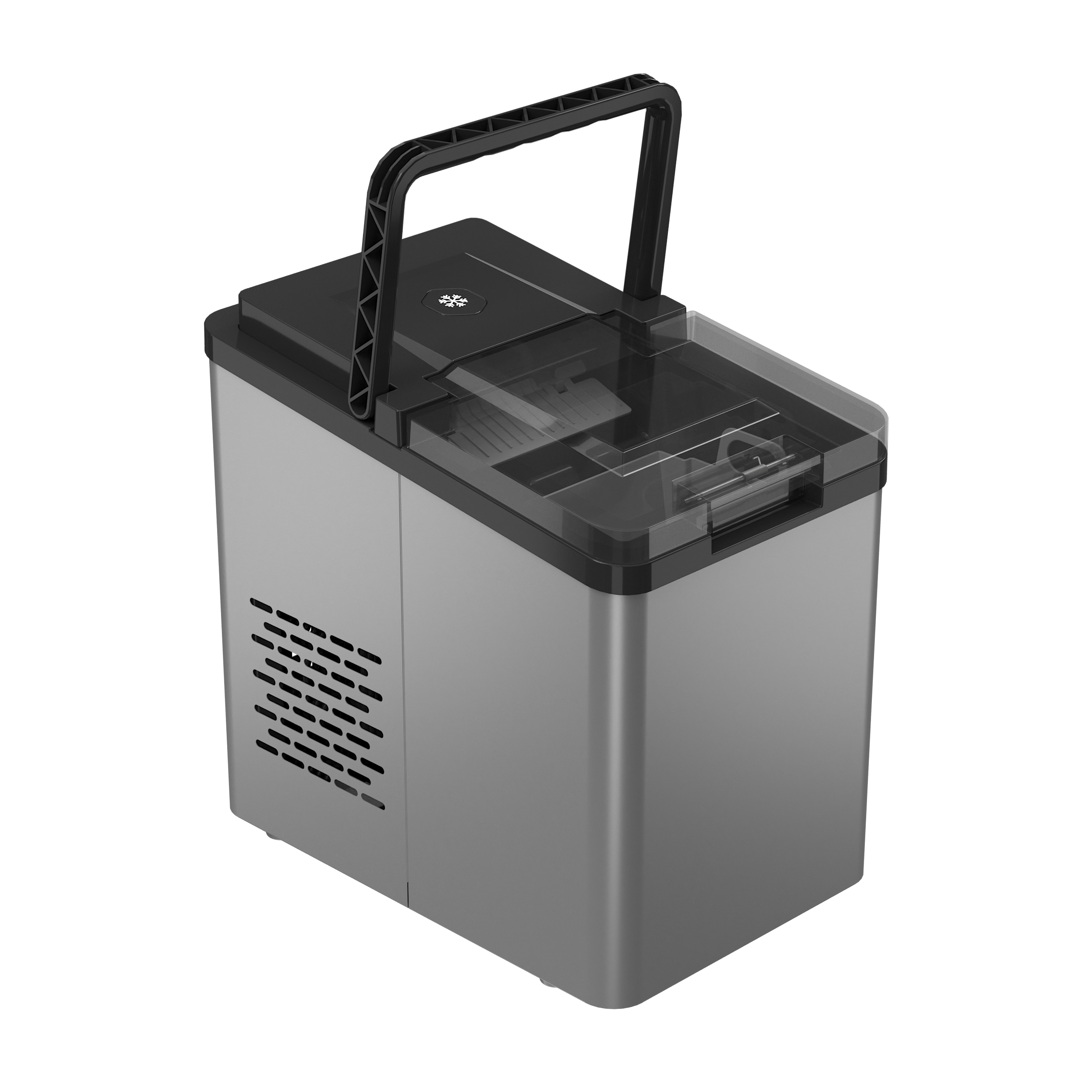 Alpicool 16L, металлический корпус, машина для изготовления кубиков льда, электрическая маленькая портативная машина для льда