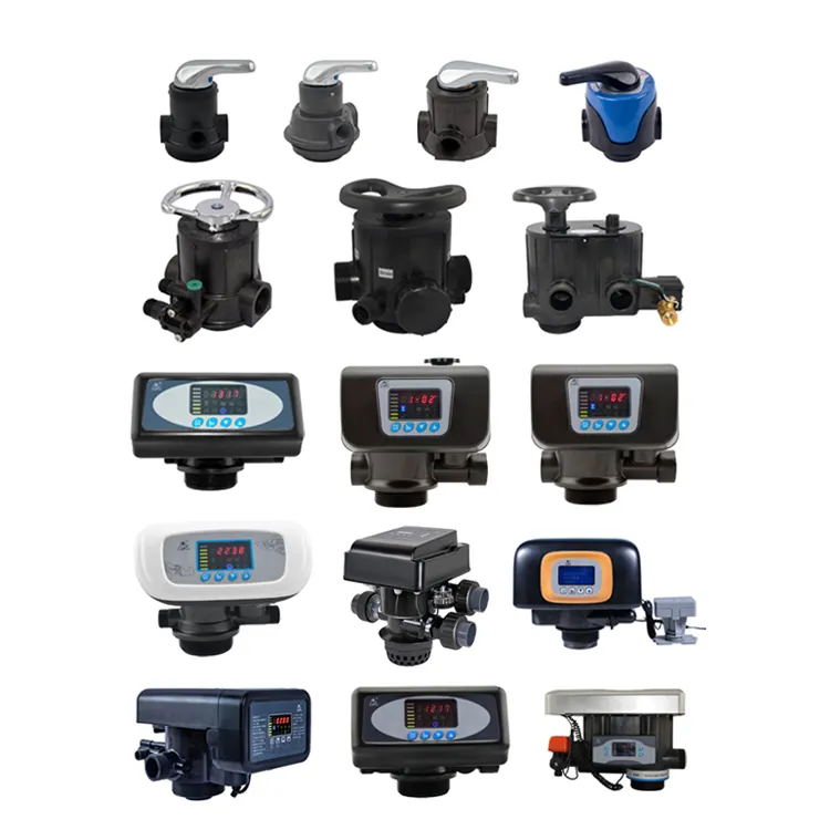 Multi Models Runxin Multiport Manual Automatic 4m3/h Water Filter control valve Water softener control valve