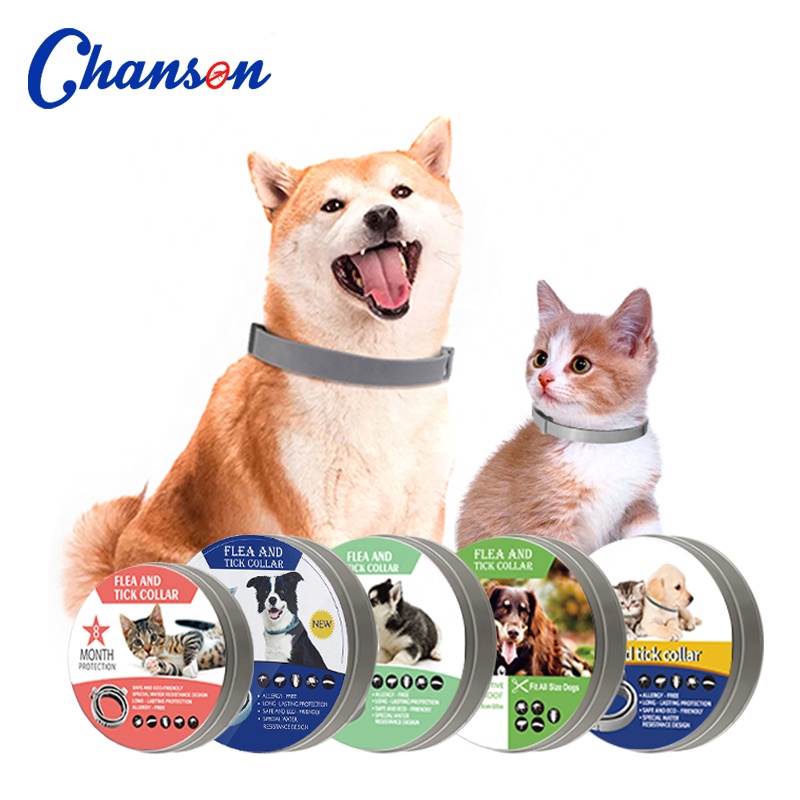 Chanson Factory Free Samples Customized Logo Natural And Safe Pet Flea And Tick Collar For Dog And Cats