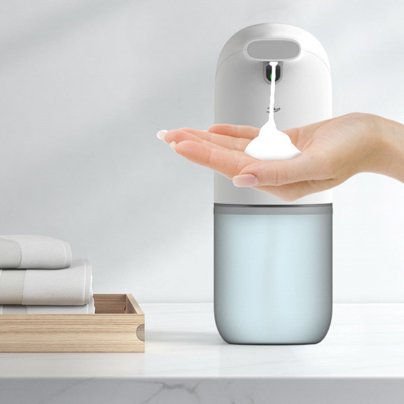 Fengjie Brthroom Wholesale Home Use Automatic Foam Dispenser Small Capacity Table Hand Sanitzer Dispenser