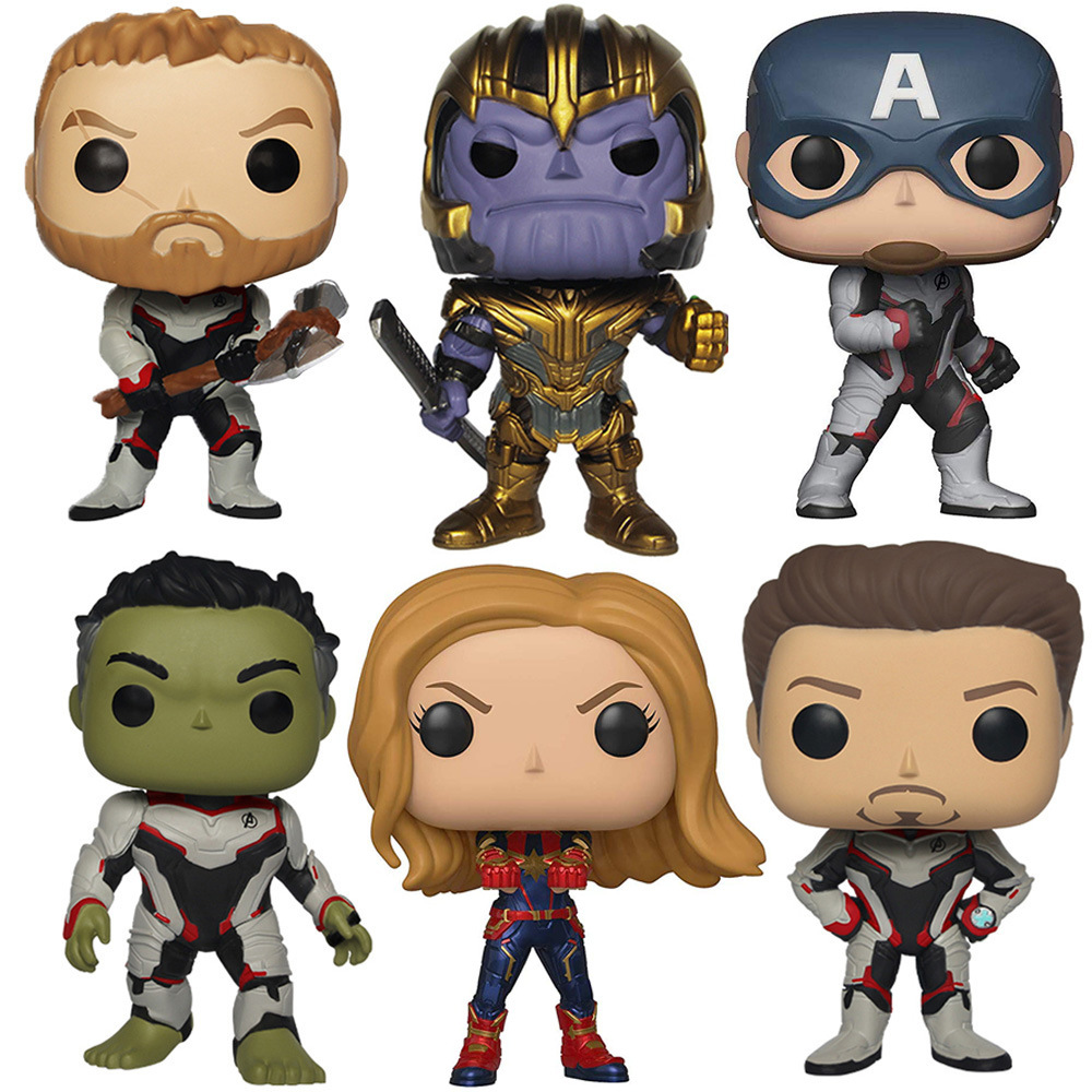 Куклы Funko POP Marvel-Мстители, фигурки, игрушки, танос, железный человек, Халк
