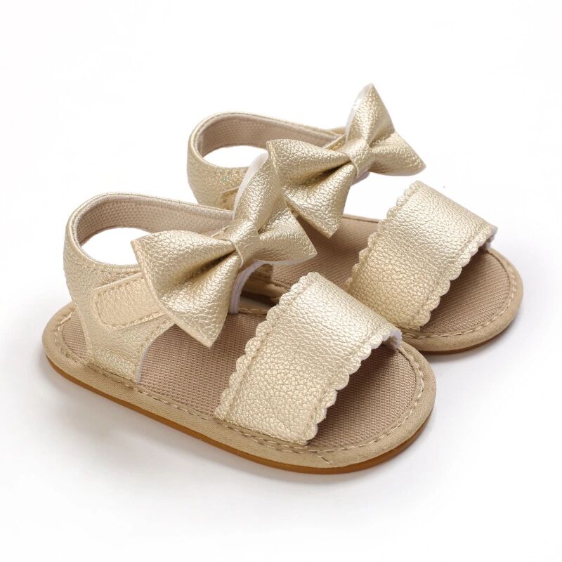 Baby Girl Stylish Summer Bow Cute Designer Multicolor Baby Sandals For Girls